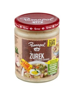 SOPA ZUREK CON TOCINO Y SALCHICHA TARRO PAMAPOL 470G