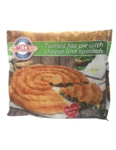 BANNICA DE QUESO/ESPINACA,BELLA 800G