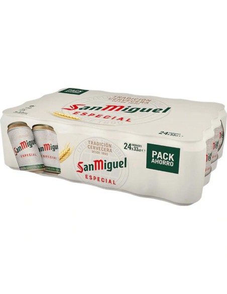 CERVEZA S.MIGUEL LATA 33CL.CAJ