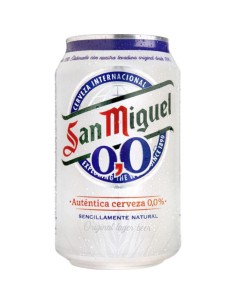 CERVEZA SAN MIGUEL 0`0 BOTE 33 CC 2
