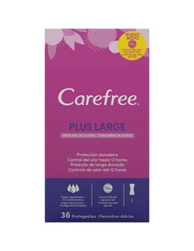 SALVA SLIP PLUS LARGE,CAREFREE 36UN
