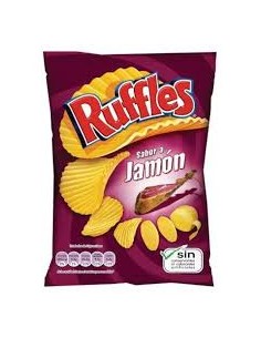 PATATAS A SABOR JAMON,RUFFLES