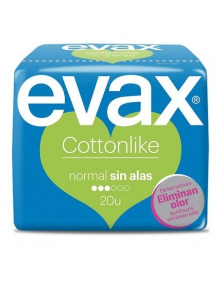 EVAX COTTONLIKE  NORMAL SIN ALAS 20 UND