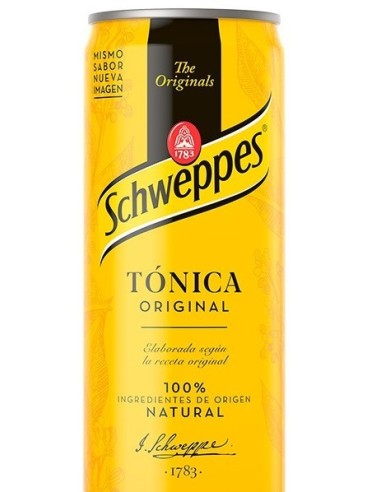 SCHWEPPES TONICA LATA 333 CC
