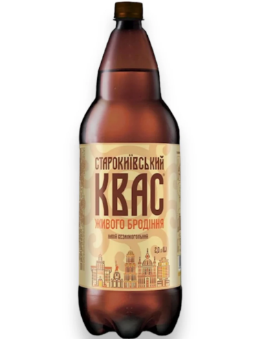 REFRESCO FERMENTADO DE PAN "KVAS STAROKYIVKKIY"2L