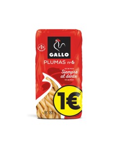 PASTA GALLO 400GR. PLUMAS 6