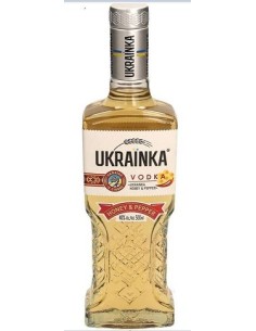 VODKA CON MIEL Y PIMIENTO "UCRAINCA" 40%, 500ML