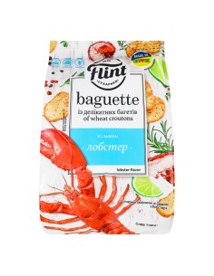 CRUTONES CON SABOR LANGOSTA FLINT BAGUETTE 90G