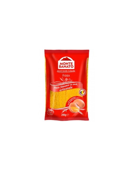  FIDEOS FINOS HUEVO,MONTE BANATO  200G