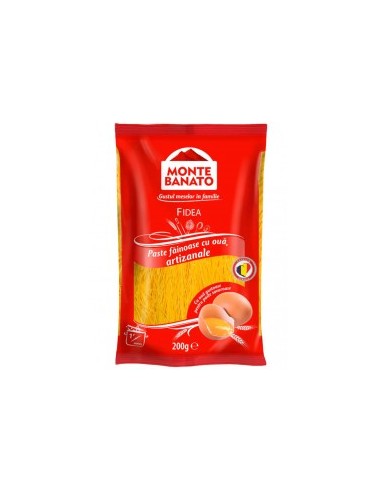  FIDEOS FINOS HUEVO,MONTE BANATO  200G
