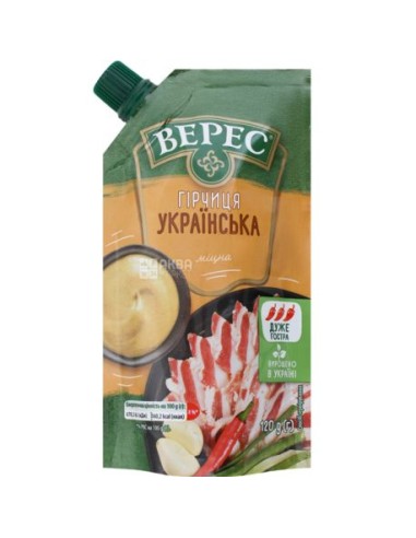 MOSTAZA "UCRANIANA" FUERTE,VERES 120G