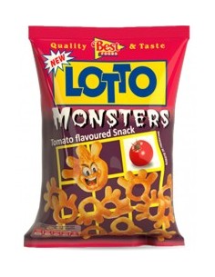 LOTTO SNACKS MONSTERS,75G