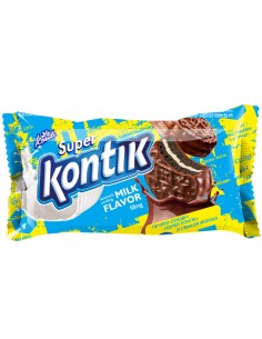SANDWICH CON CREMA DE LECHE CONDENSADA SUPER KONTIK KONTI 90