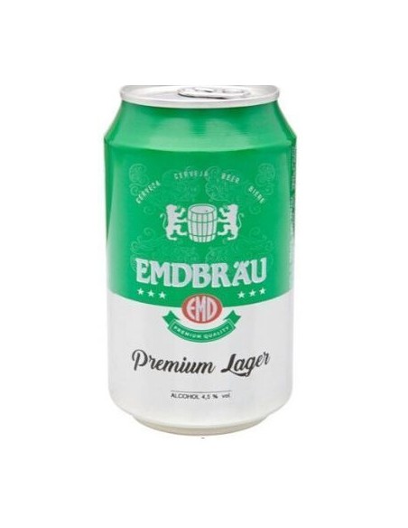 CERVEZA EMDBRAU LATA 4,5%,330ML