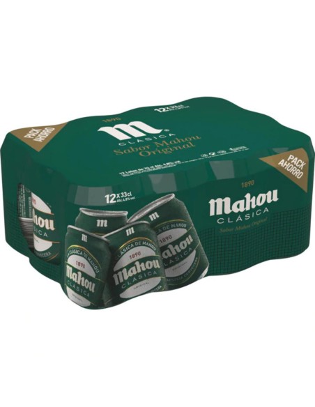 CERVEZA MAHOU CLASICA BOTE 33 CC
