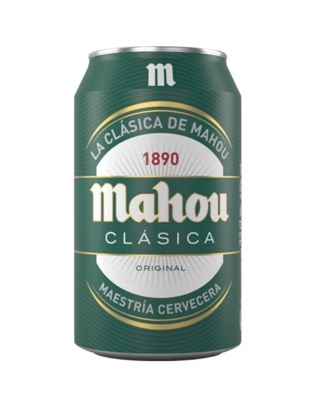 CERVEZA MAHOU CLASICA BOTE 33 CC