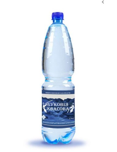 AGUA MINERAL "BUKOVIA KVASOVA" 1.5L