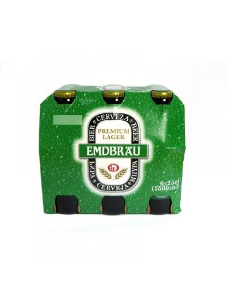 CERVEZA EMDBRAU 1/4 PACK-6