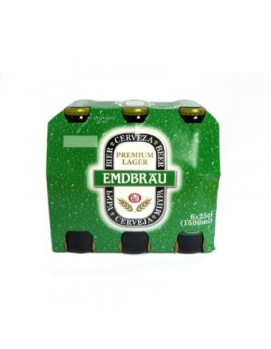 CERVEZA EMDBRAU 1/4 PACK-6