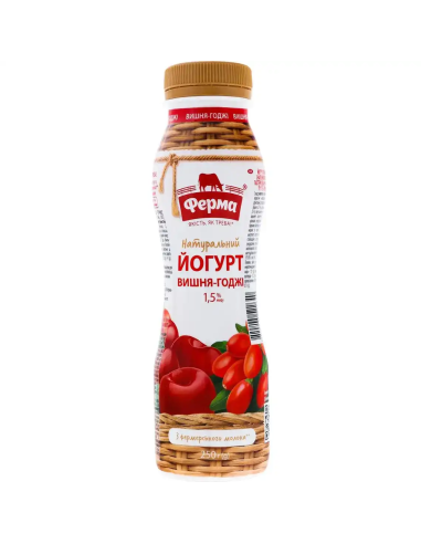 YOGUR 1.5% CEREZAS ,FERMA 250G