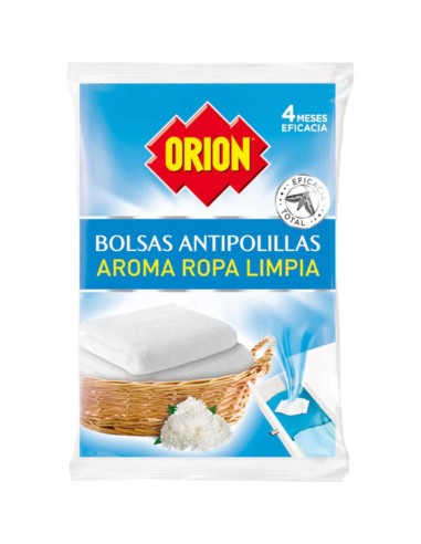 ORION POLILLA BOLSAS ROPA LIMPIA 20UDS.