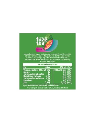 REFRESCO MARACUYA FUZE TEA 1.5L