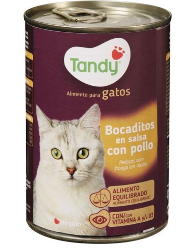 COM.GATO BOCADILLOS POLLO,TANDY415G
