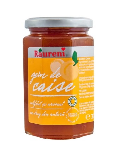 MARMELADA DE ALBARICOQUE RAURENI 370G