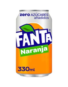 FANTA NARANJA ZERO BOTE 33CL.