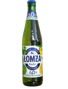 CERVEZA SIN ALCOHOL SABOR: LIMÓN-LIMA,LOMZA  500ML