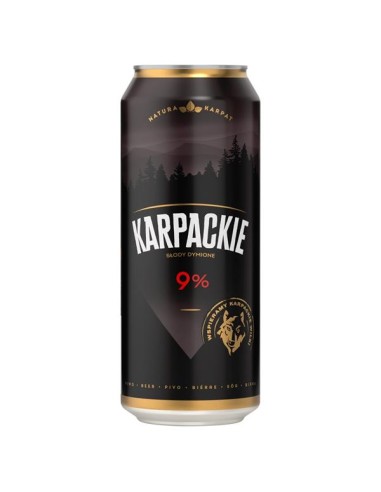 CERVEZA KARPACKIE NEGRA 9%,0.5L