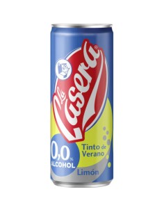 TINTO VERANO LIMON 0%,LA CASERA 330ML