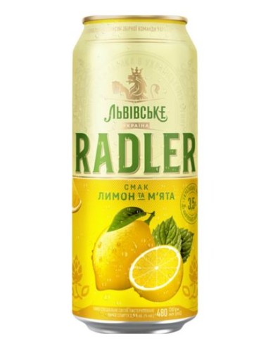 CERVEZA LVIVSKA RADLER LIMON/MENTA...