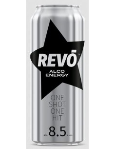 BEBIDA ENERGI CON ALCOHOL 8.5%"REVO" 500ML