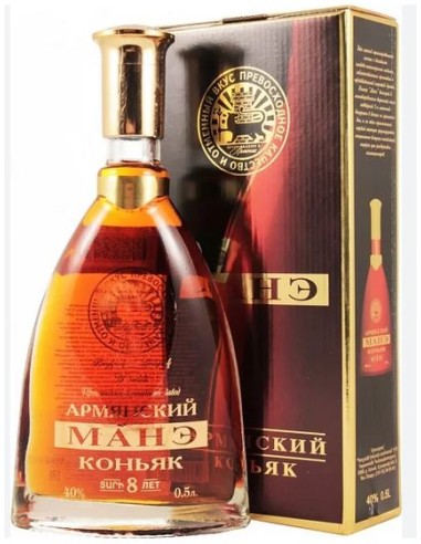 BRANDY MANE 8 AÑOS 40%,500ML