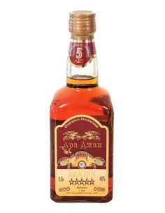 BRANDY ARA JAN 5 AÑO 40%,500ML