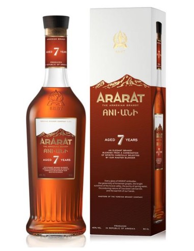 BRANDY "ARARAT  7estrella"40%,500ML