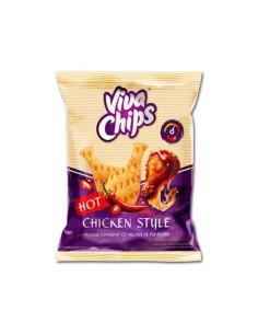 VIVA CHIPS POLLO  HOT 100G