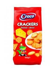 CROCO CRACKERS QUESO ,100g