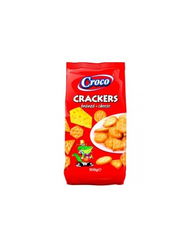 CROCO CRACKERS QUESO ,100g