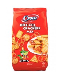 GALL.MIX CRACKER Y BREZEL,CROCO 250G