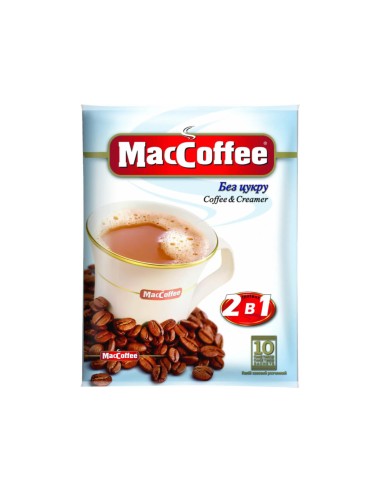 CAFE SIN AZUCAR 2 V 1 10 PAKETYKIV MACCOFFEE 120G