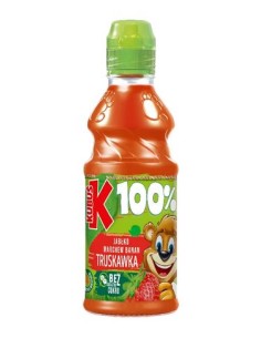 JUGO DE ZANAHORIA, PLÁTANO Y FRESA,KUBUS  300ML