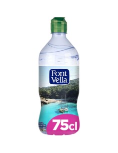 AGUA.FONT VELLA 0,75L.TAPON SP