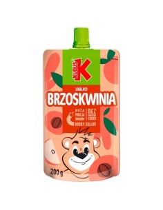 MOUSSE DE MANZANA Y MELOCOTÓN, KUBUS  200G