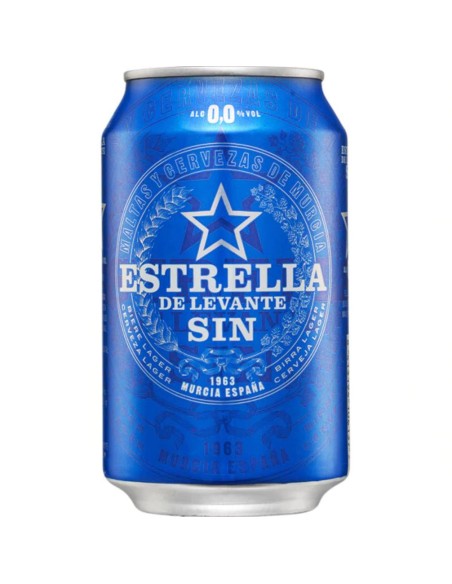 CERVEZA ESTRELLA LEV.S/A LATA 330ML