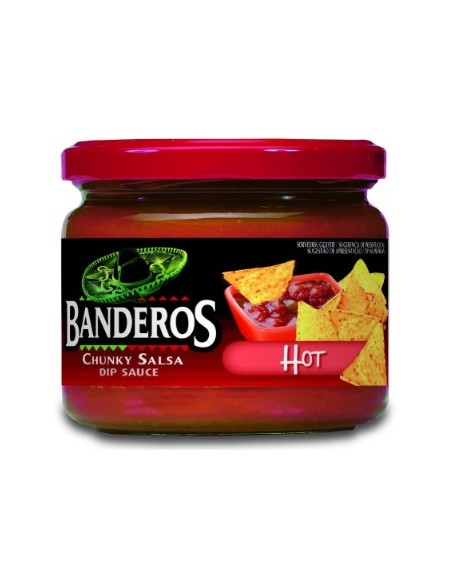 BANDEROS SALSA DIP 300GR.HOT
