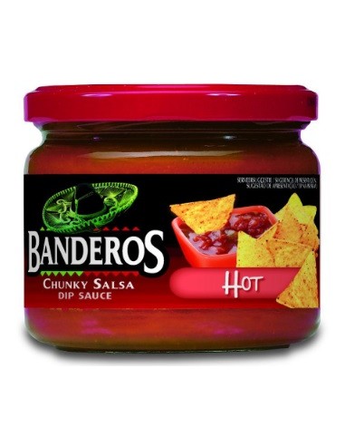 BANDEROS SALSA DIP 300GR.HOT
