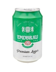 CERVEZA EMDBRAU LATA 4,5%,330ML 2