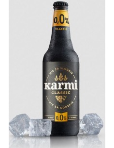CERVEZA OSCURA CON SABOR A ARÁNDANO ROJO 0%,KARMI